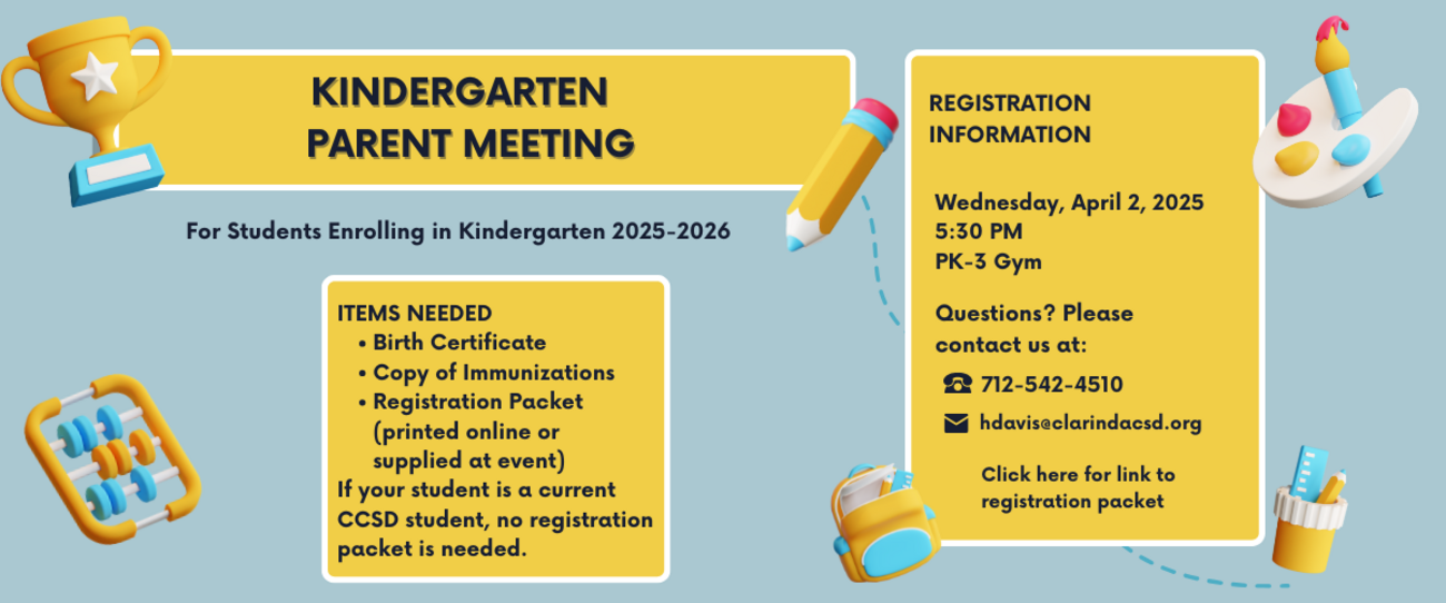 Linked image to: https://www.clarinda.k12.ia.us/vimages/shared/vnews/stories/602bfcf72a007/New%20Student%20&%20Kindergarten%20Registration%20Forms.pdf